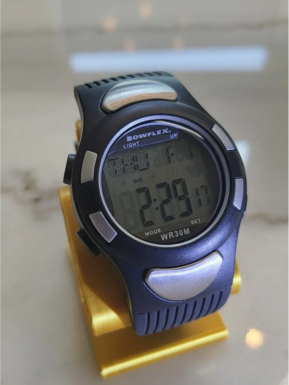 Men’s Bowflex Digital Watch Working 42mm New Battery EUC 8.25